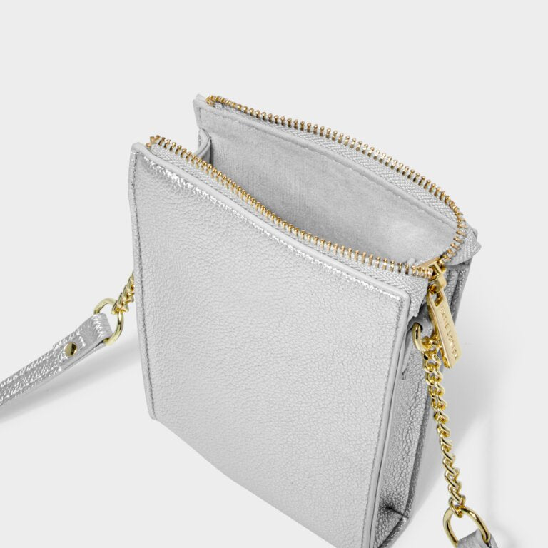 Katie Loxton | Silver Zana Slim Crossbody Bag