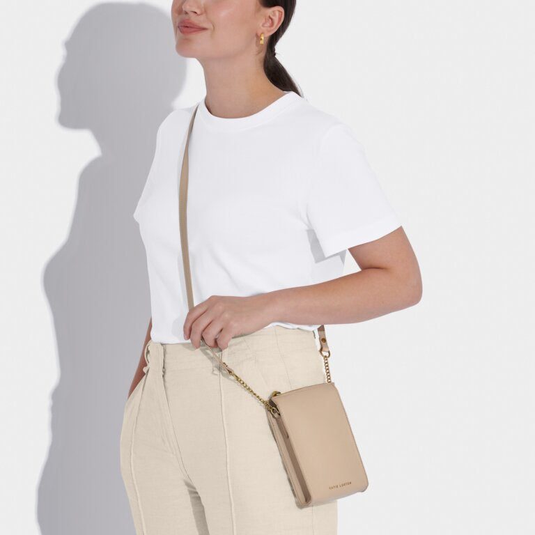 Katie Loxton | Light Taupe Zana Slim Crossbody Bag