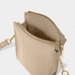 Katie Loxton | Light Taupe Zana Slim Crossbody Bag