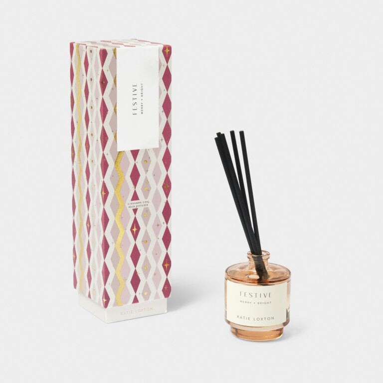 Katie Loxton | Festive Cinnamon and Nutmeg Chai Sentiment Reed Diffuser