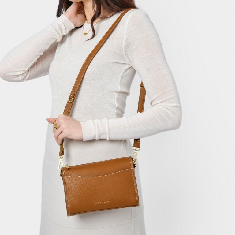 Katie Loxton | Perri Cognac Crossbody Bag