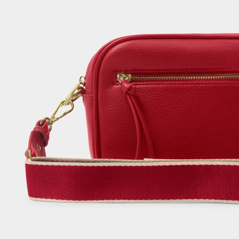 Katie Loxton | Garnet Red Hallie Crossbody Bag