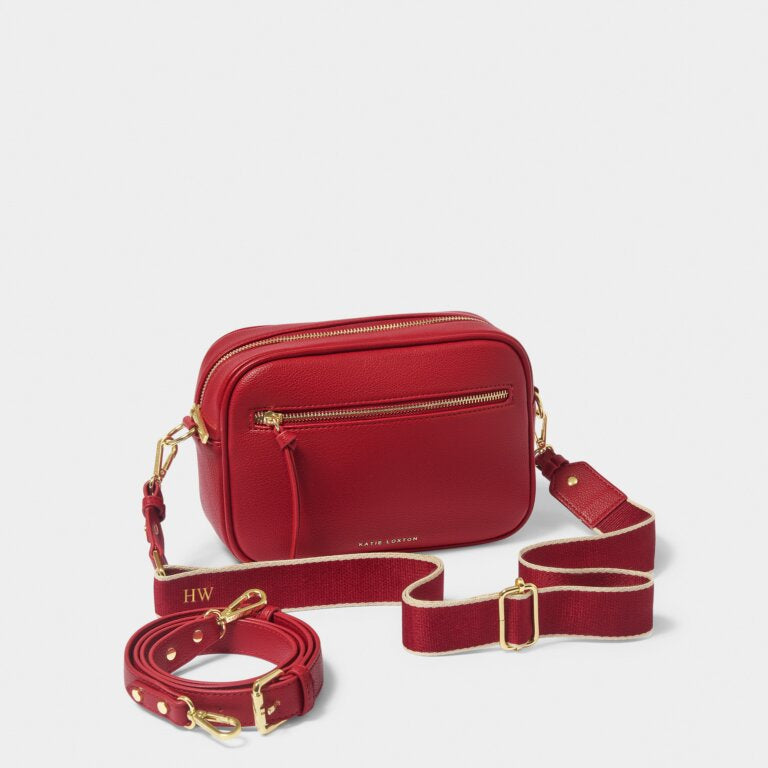 Katie Loxton | Garnet Red Hallie Crossbody Bag