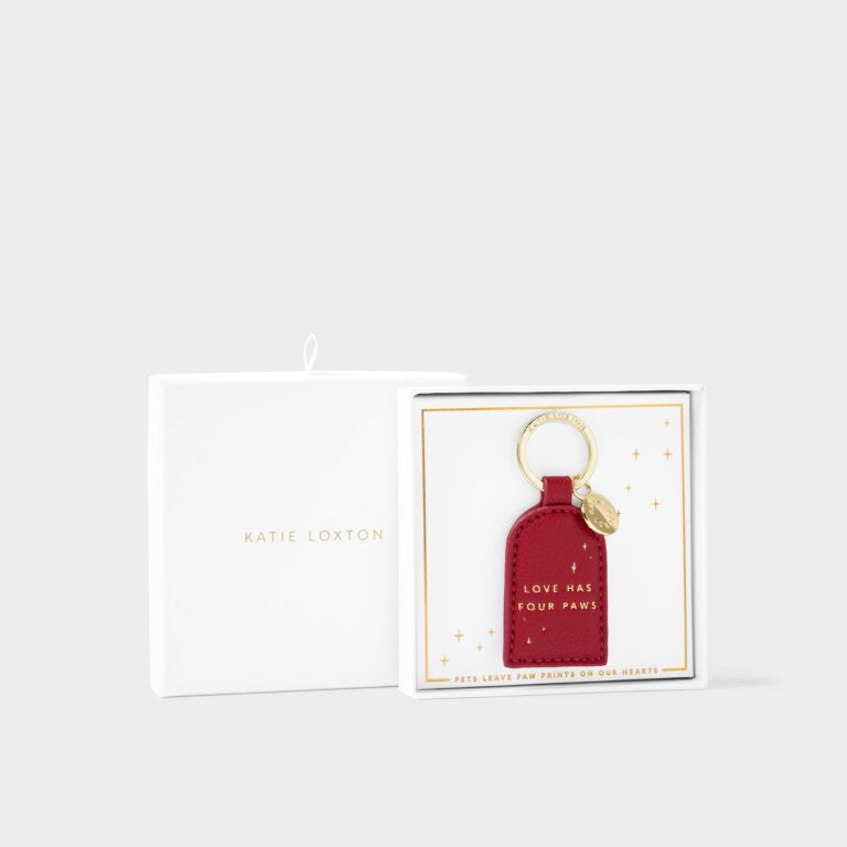 Katie Loxton | Boxed Keyring ‘Love Has Four Paws’