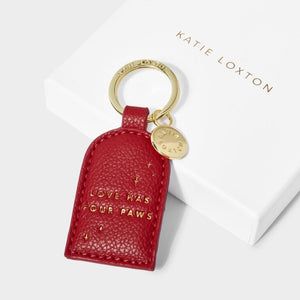 Katie Loxton | Boxed Keyring ‘Love Has Four Paws’