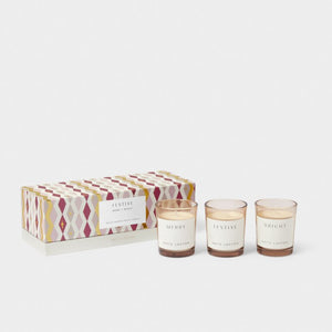 Katie Loxton | Trio Votive Set ‘Festive’ Candles