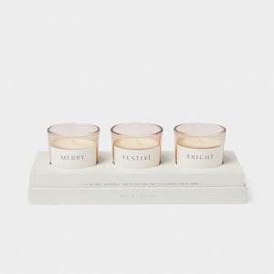 Katie Loxton | Trio Votive Set ‘Festive’ Candles