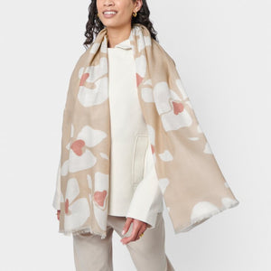 Katie Loxton | Large Floral Printed Scarf