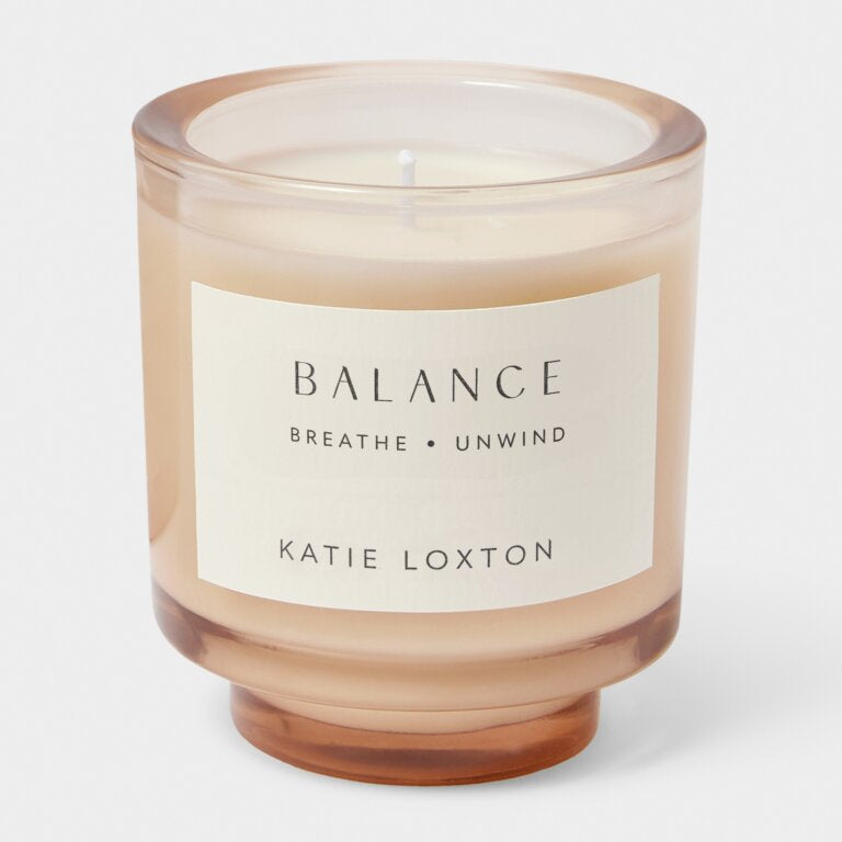 Katie Loxton | Sentiment Candle ‘Balance’ Fresh Linen And White Lily