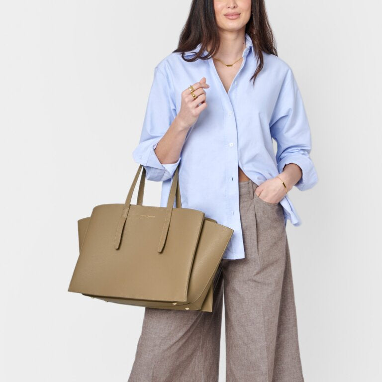 Katie Loxton | Taupe Tabi Large Tote Bag