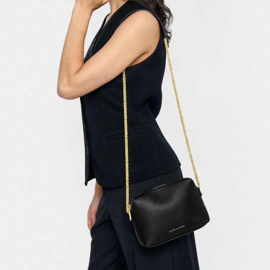 Katie Loxton | Black Margot Crossbody Bag – Maudes The Jewellers