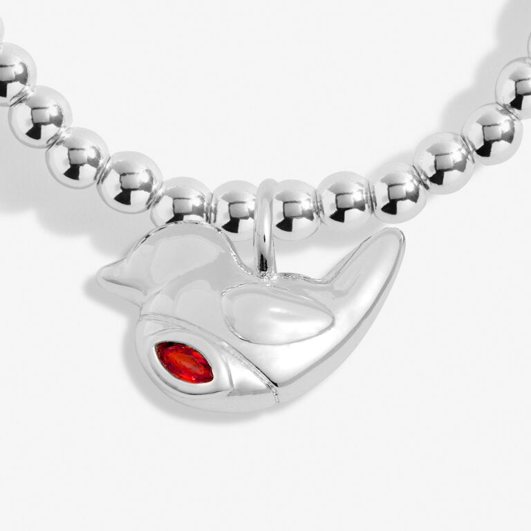 Joma Jewellery | Christmas Robin Bracelet