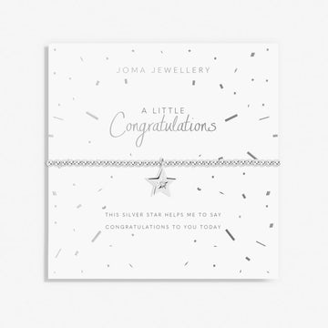 Joma Jewellery | Congratulations Bracelet