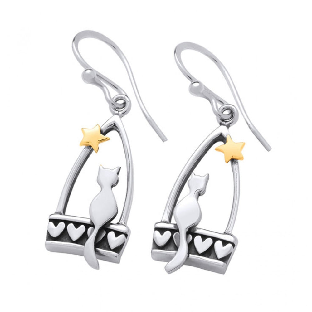 Linda Macdonald | Wee Cat Starlight Earrings