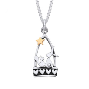 Linda Macdonald | Hare And Squirrel Starlight Friends Necklace