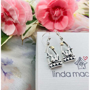 Linda Macdonald | Hare And Squirrel Starlight Friends Earrings