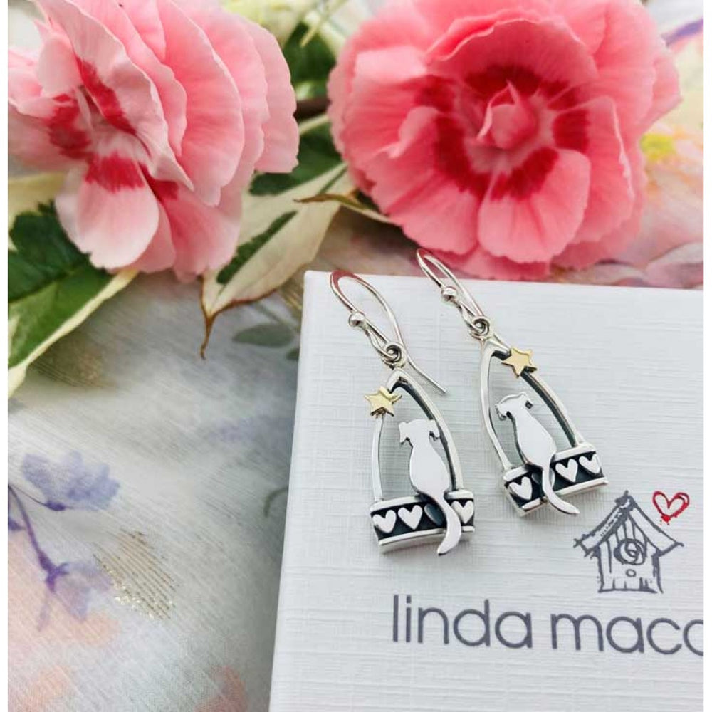 Linda Macdonald | Wee Dog Starlight Earrings