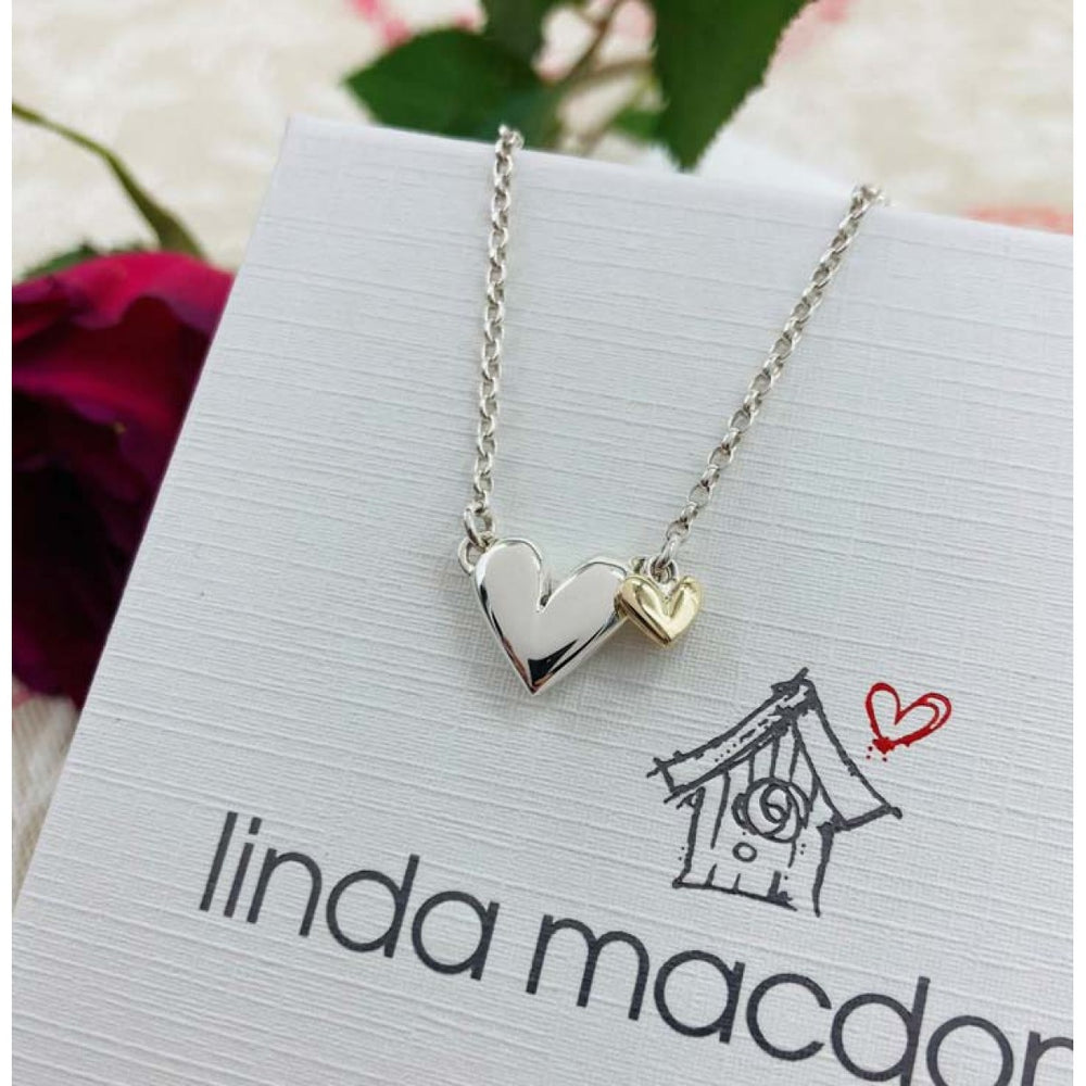 Linda Macdonald | You And Me Heart Necklace