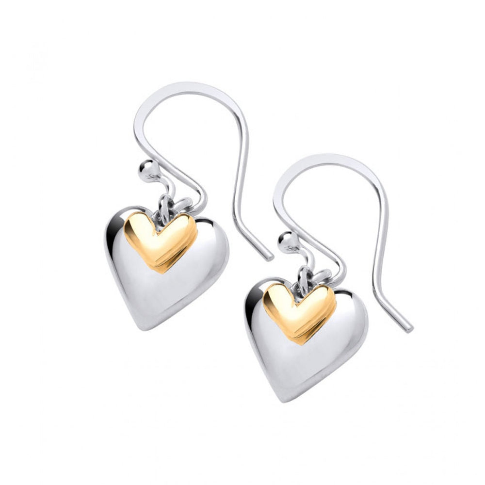 Linda Macdonald | You And Me Heart Earrings