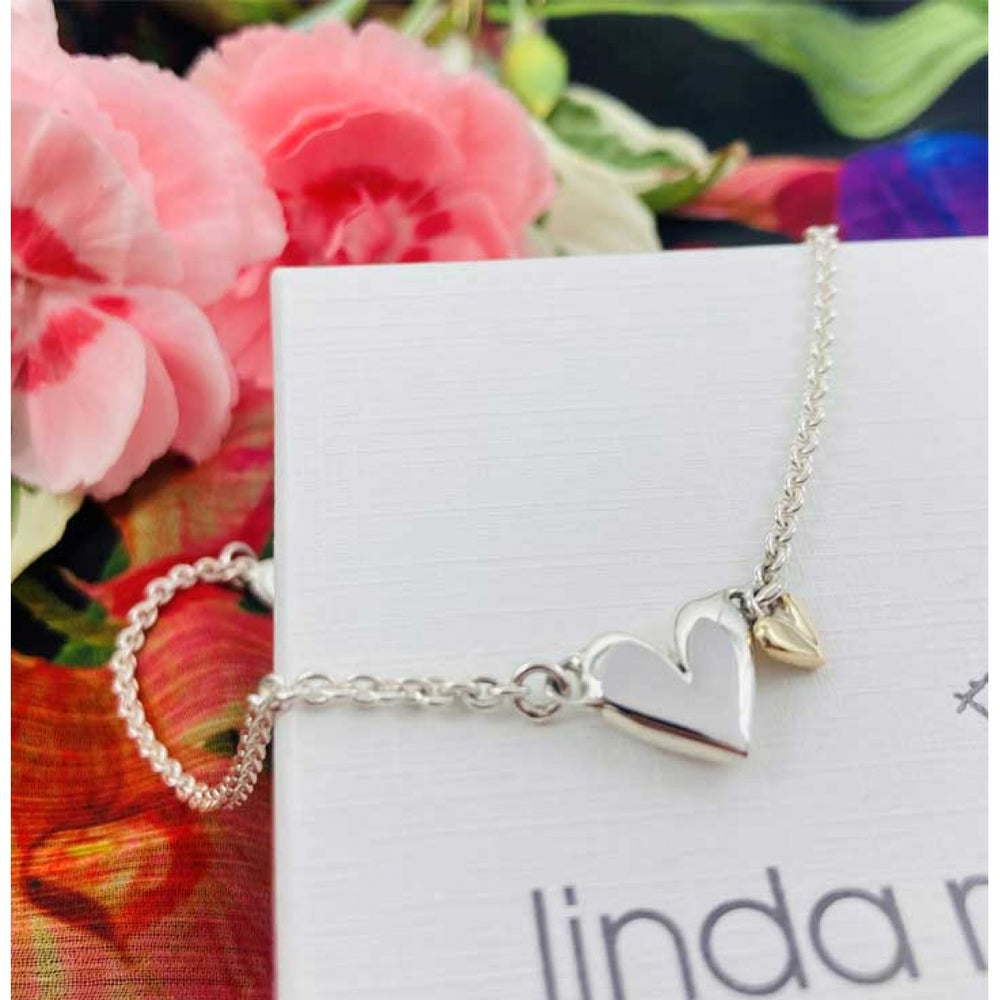 Linda Macdonald | You And Me Heart Bracelet