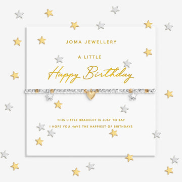 Joma Jewellery | Sparkle Confetti Happy Birthday Bracelet