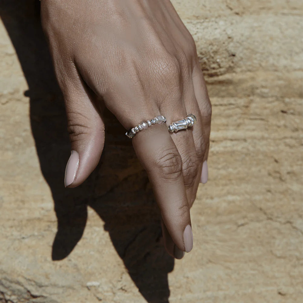 ChloBo | Stone Of Empowerment Black Rutilated Quartz Ring