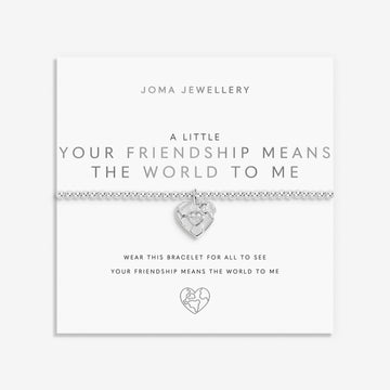 Joma Jewellery | Your Friendship Means The World To Me Bracelet