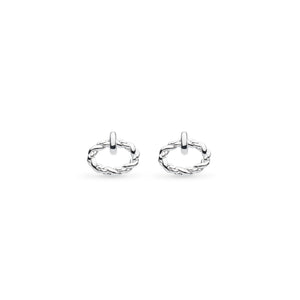 Kit Heath | Marina Rope Twist Oval Stud Earrings