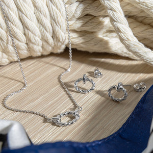 Kit Heath | Marina Rope Twist Oval Mini Necklet