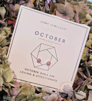 Joma Jewellery | October Tourmaline Birthstone Boxed Earrings