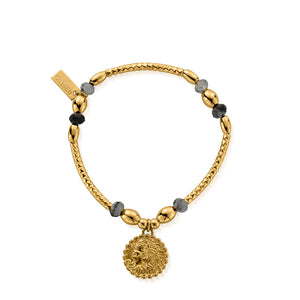 ChloBo | Gold Divine Goddess Black Rutilated Quartz Bracelet