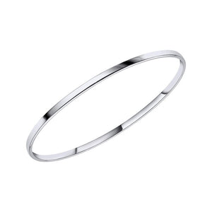 Sterling Silver Plain 3mm Bangle