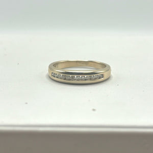 9ct Yellow Gold Diamond Eternity Ring