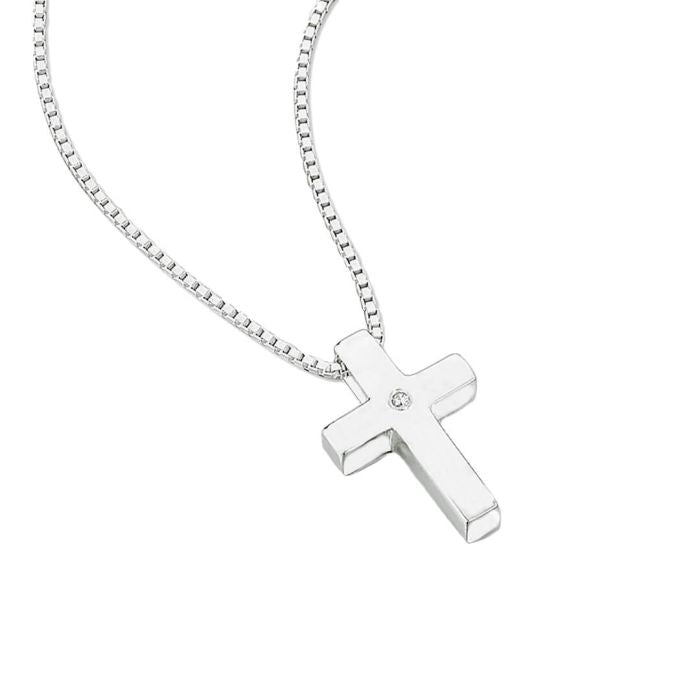 D For Diamond | Medium Cross Pendant