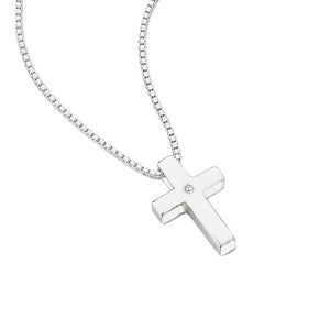 D For Diamond | Medium Cross Pendant