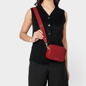 Katie Loxton | Zana Crossbody Bag | Garnet Red