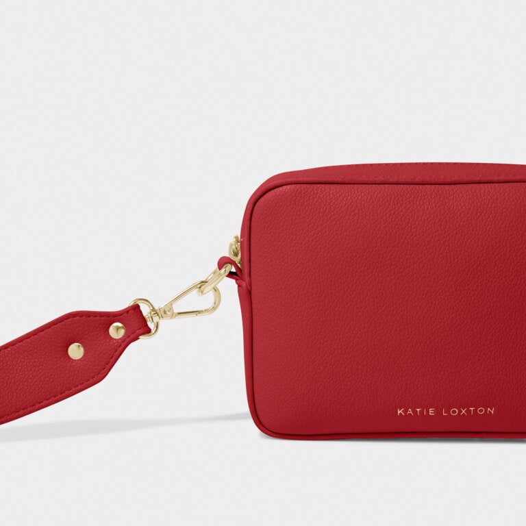 Katie Loxton | Zana Crossbody Bag | Garnet Red