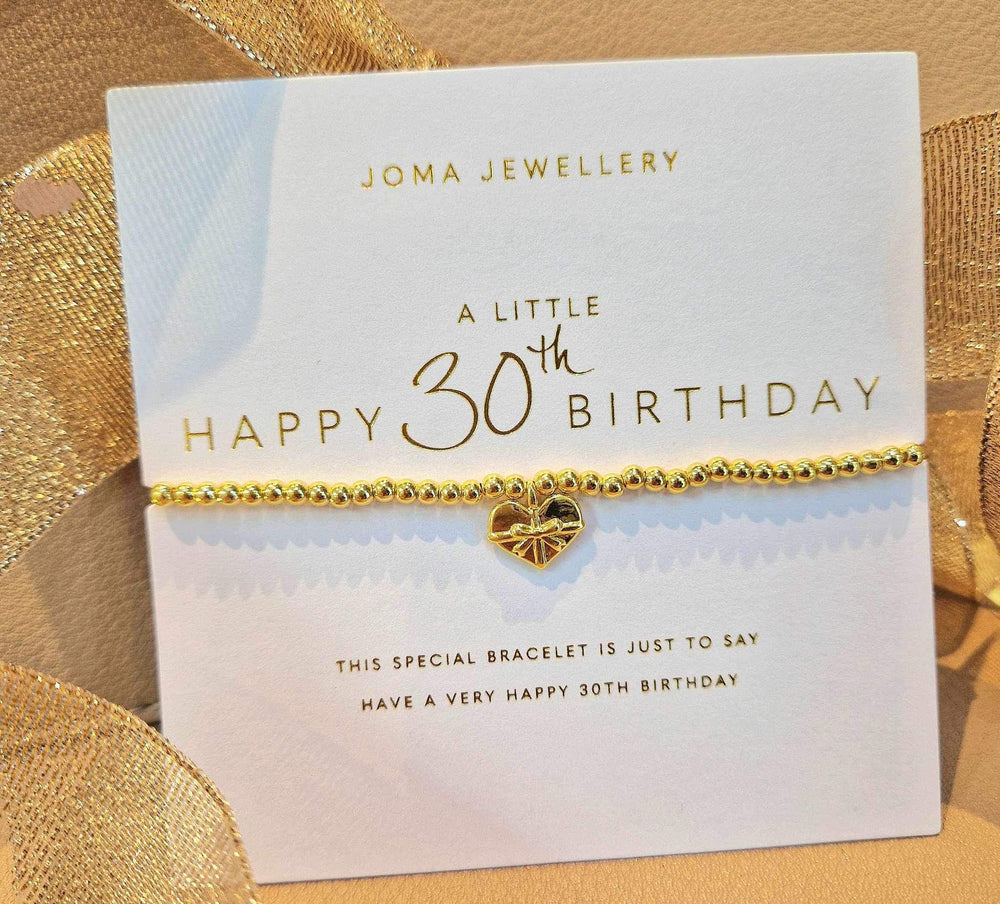 Joma Jewellery | Happy 30th Birthday Bracelet