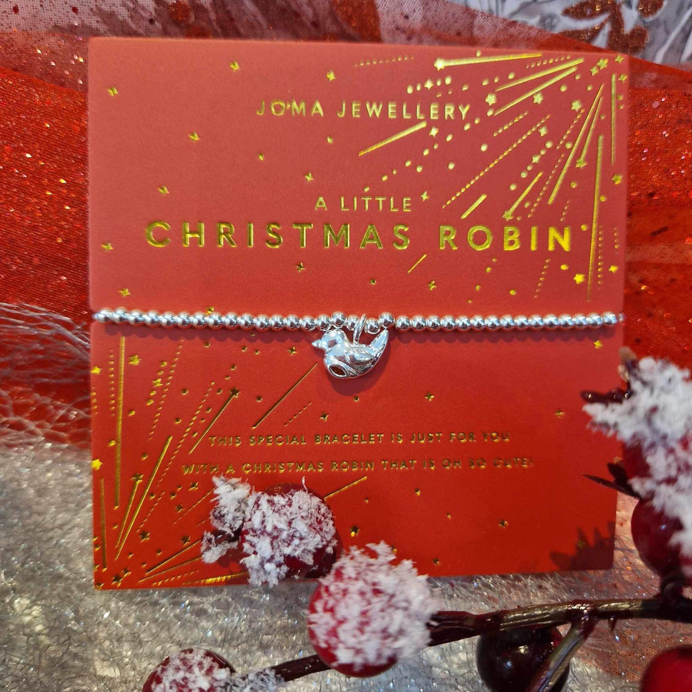 Joma Jewellery | Christmas Robin Bracelet