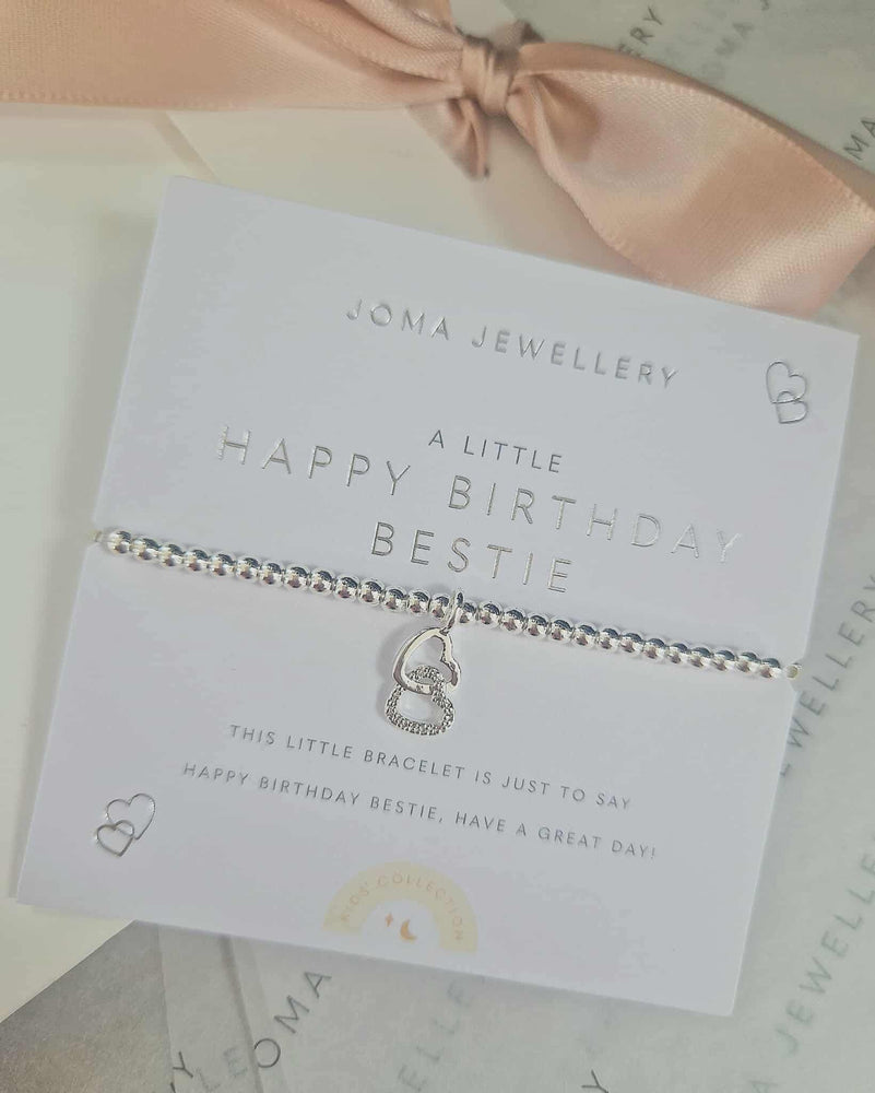 Joma Jewellery | Children’s Happy Birthday Bestie Bracelet