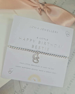 Joma Jewellery | Children’s Happy Birthday Bestie Bracelet