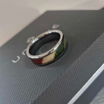 Unique & Co | Tungsten Carbide Ring With Wood Inlay