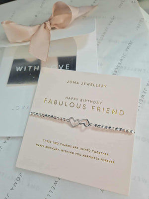 Joma Jewellery | Forever Yours Happy Birthday Fabulous Friend Bracelet