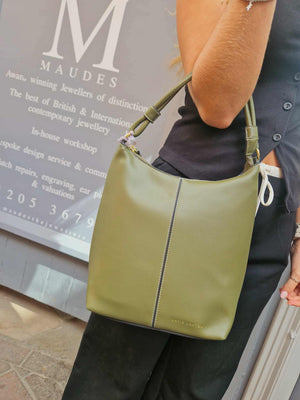Katie Loxton | Hallie Khaki Satchel Bag