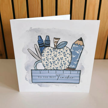 To The Best Teacher Card