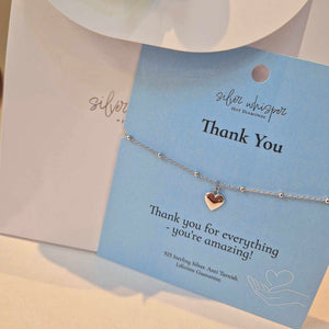 Hot Diamonds | Silver Whisper Thank You Bracelet
