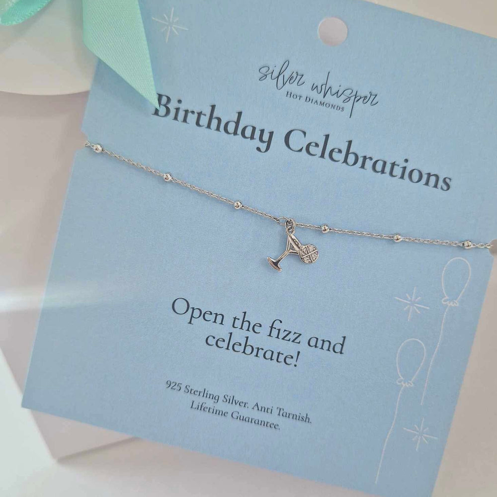 Hot Diamonds | Silver Whisper Birthday Celebrations Bracelet