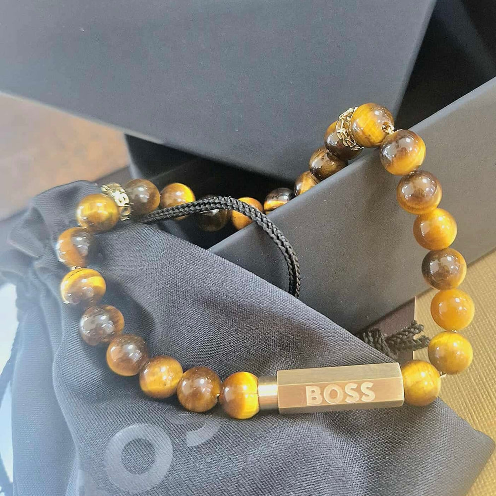 Boss Jewellery | Tigers Eye Beaded Bracelet