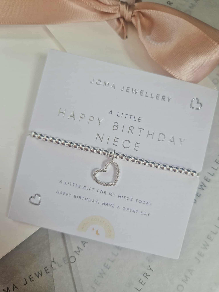 Joma Jewellery | Children’s Happy Birthday Niece Bracelet