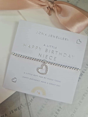 Joma Jewellery | Children’s Happy Birthday Niece Bracelet